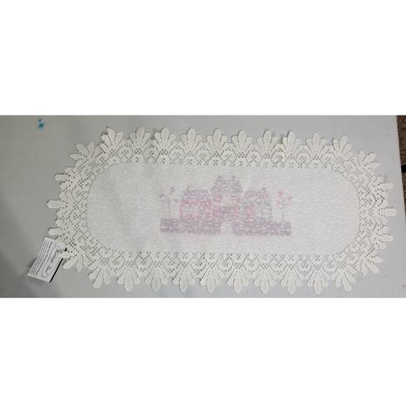 Heritage Lace Table Runner 14 x 80 NWT Home Decor NWT - Picture 3 of 6
